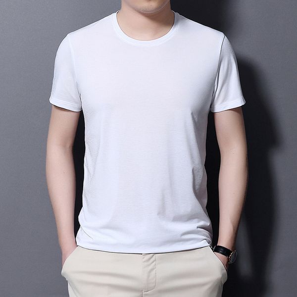 men's t shirts 2021 summer casual solid thin round neck short sleeve pullover youth straight, White;black
men's t shirts 2021 summer casual solid thin round neck short sleeve pullover youth straight, White;black