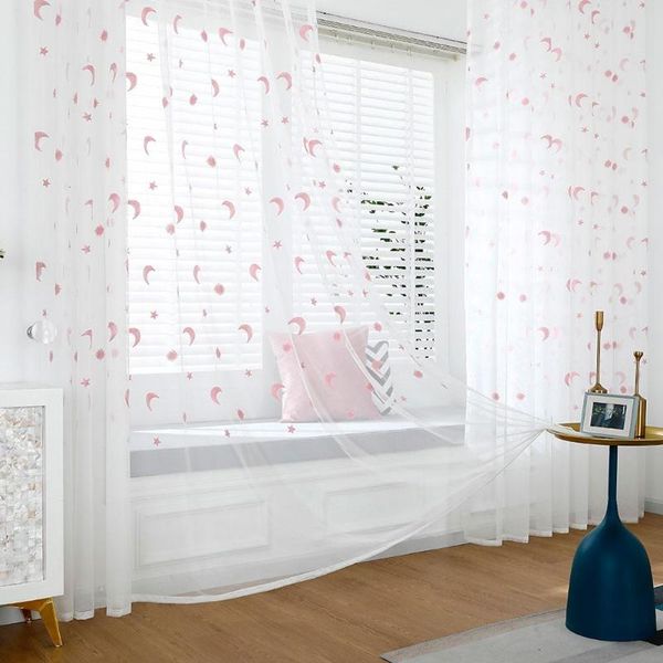 curtain & drapes 1pc moon star print tulle for living room window drape curtains door panel sheers
curtain & drapes 1pc moon star print tulle for living room window drape curtains door panel sheers