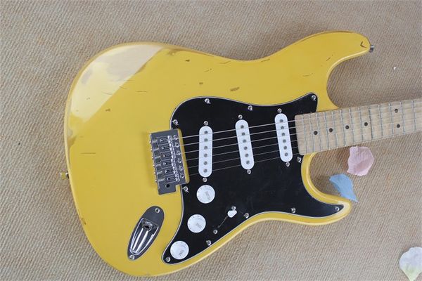 yellow color relic electric guitars
yellow color relic electric guitars