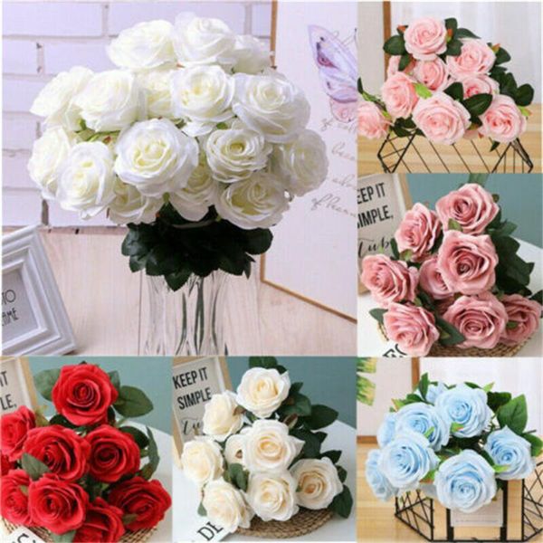 decorative flowers & wreaths 10 head artificial rose bouquet silk fake leaf wedding home decoration party table decor flores flower
decorative flowers & wreaths 10 head artificial rose bouquet silk fake leaf wedding home decoration party table decor flores flower