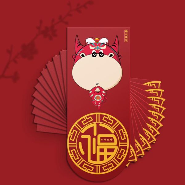 gift wrap 6pcs/set brand 2021 ox lucky chinese red envelopes pockets packetfor year and party box
gift wrap 6pcs/set brand 2021 ox lucky chinese red envelopes pockets packetfor year and party box