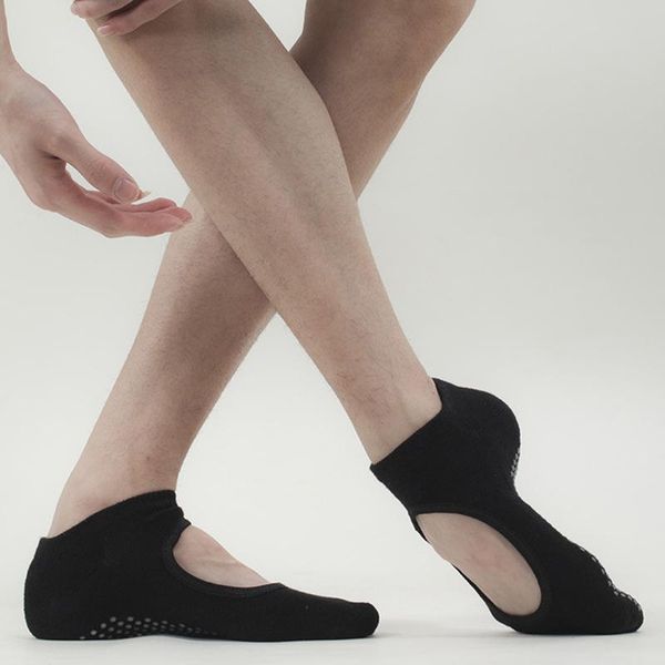 sports socks women yoga anti-slip damping pilates ballet good grip for lady solid color cotton blend, Black
sports socks women yoga anti-slip damping pilates ballet good grip for lady solid color cotton blend, Black