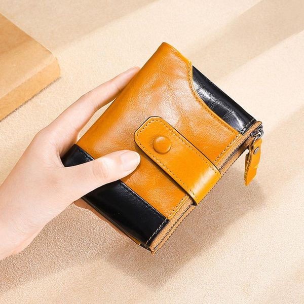 luufan wallets for women&men genuine leather short purse women's wallet made of card holder male high quality, Red;black
luufan wallets for women&men genuine leather short purse women's wallet made of card holder male high quality, Red;black