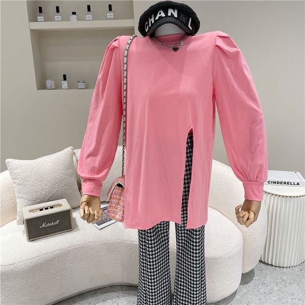 polos spring female summer fashion niche design division t-shirts mean length bubble bottom, White
polos spring female summer fashion niche design division t-shirts mean length bubble bottom, White