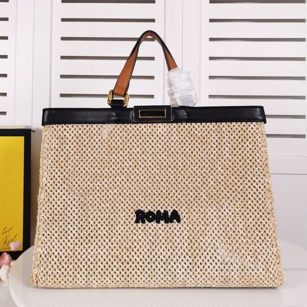 handbags weave tote bag fashion handbag large capacity package shopping bags classic twist lock long shoulder strap 41cm high quality
handbags weave tote bag fashion handbag large capacity package shopping bags classic twist lock long shoulder strap 41cm high quality