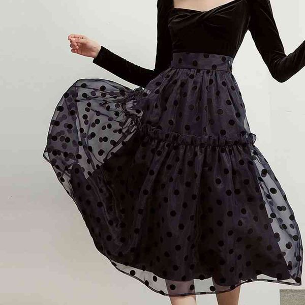 skirts women's fashion female high waist polka dot print pleated holiday party layered long h0jd, Black
skirts women's fashion female high waist polka dot print pleated holiday party layered long h0jd, Black