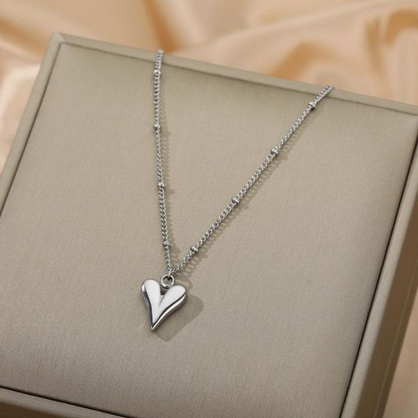 chokers korean style heart choker necklace stainless steel lover couple necklaces for women men colar chain vintage jewelry bijoux, Golden;silver
chokers korean style heart choker necklace stainless steel lover couple necklaces for women men colar chain vintage jewelry bijoux, Golden;silver