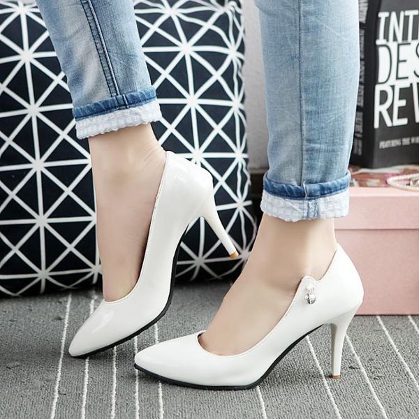 dress shoes big size 11 12 13 14 15 16 ladies high heels women woman pumps pearl decorative shallow pointed single, Black
dress shoes big size 11 12 13 14 15 16 ladies high heels women woman pumps pearl decorative shallow pointed single, Black