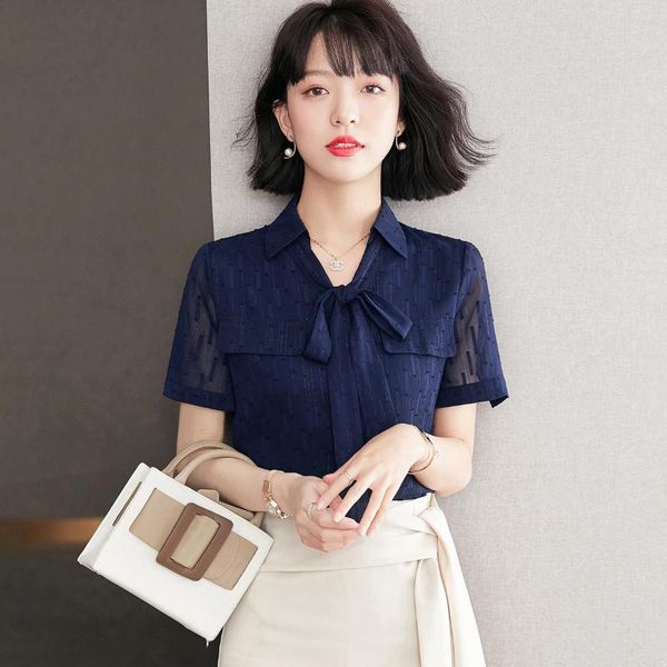 women's blouses & shirts women summer short-sleeved vintage style elegant lace shirt female solid color chiffon top, White
women's blouses & shirts women summer short-sleeved vintage style elegant lace shirt female solid color chiffon top, White