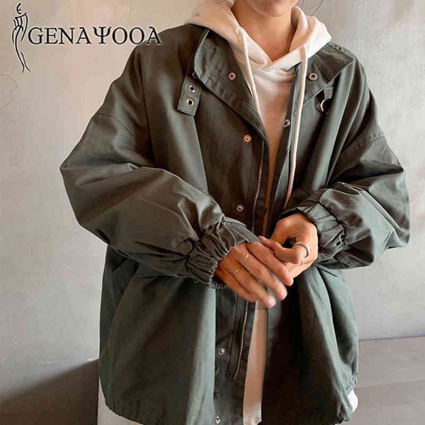 genayooa solid coat winter long sleeve warm for women basic oversized streetwear loose ladies jackets korean style 210417, Black;brown
genayooa solid coat winter long sleeve warm for women basic oversized streetwear loose ladies jackets korean style 210417, Black;brown
