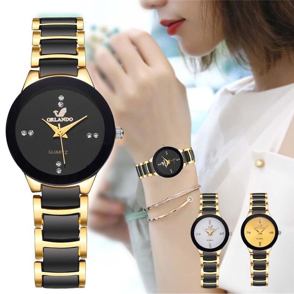 wristwatches quartz watches women fashion simple personality wrist watch ladies casual stainless steel band strap stitching color, Slivery;brown
wristwatches quartz watches women fashion simple personality wrist watch ladies casual stainless steel band strap stitching color, Slivery;brown