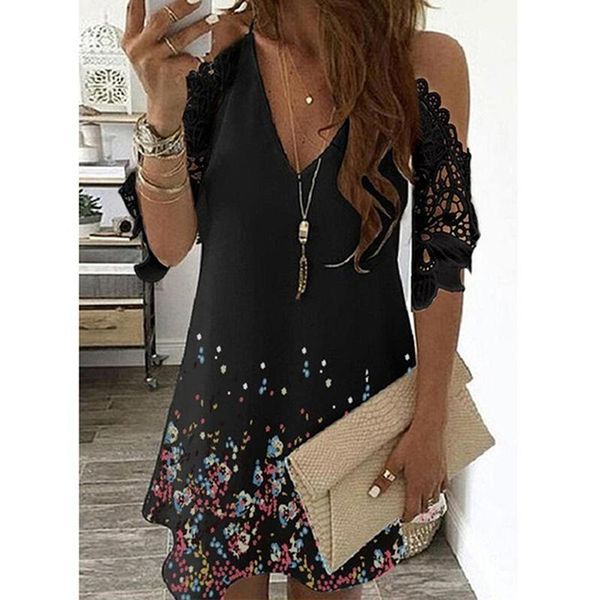 casual dresses women floral printed lace dress summer vintage v-neck sling off shoulder hollow out party ladies beach mini 2021, Black;gray
casual dresses women floral printed lace dress summer vintage v-neck sling off shoulder hollow out party ladies beach mini 2021, Black;gray