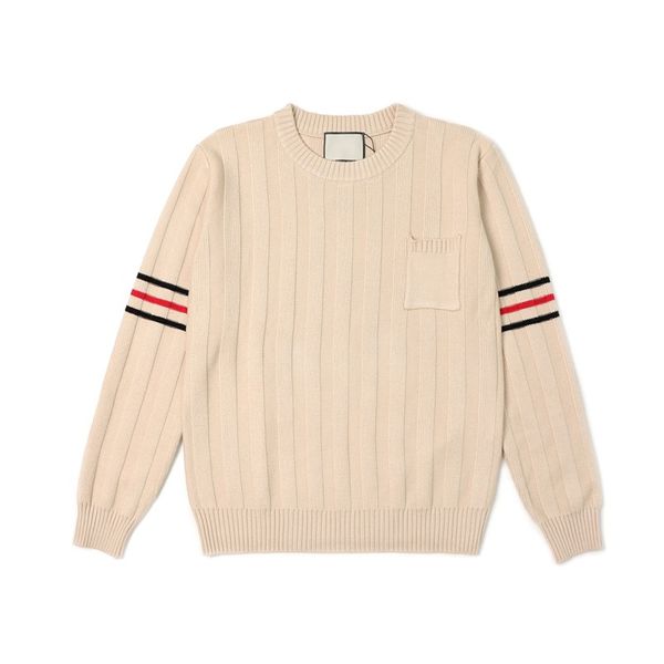 designed sweatshirt beige knitted sweater mens womens pullover vertical stripe sweaters autumn winter gentle soft -2xl 14761, White;black
designed sweatshirt beige knitted sweater mens womens pullover vertical stripe sweaters autumn winter gentle soft -2xl 14761, White;black