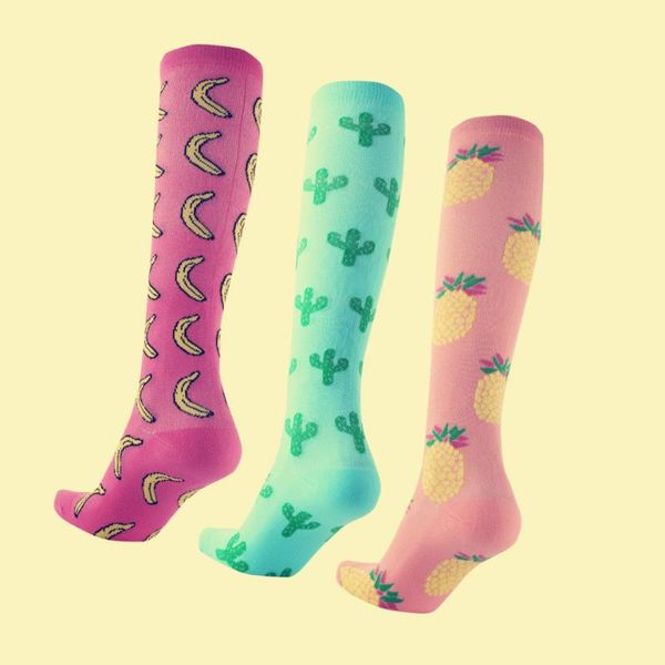 men's and women's stockings 6 pairs per set fruit pattern compression socks running outdoor sports pineapple cactus banana, Black
men's and women's stockings 6 pairs per set fruit pattern compression socks running outdoor sports pineapple cactus banana, Black