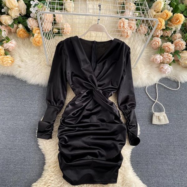 fashion v-neck dress women knot high waist ruched mini bodycon golden night club party short dresses woman casual, Black;gray
fashion v-neck dress women knot high waist ruched mini bodycon golden night club party short dresses woman casual, Black;gray