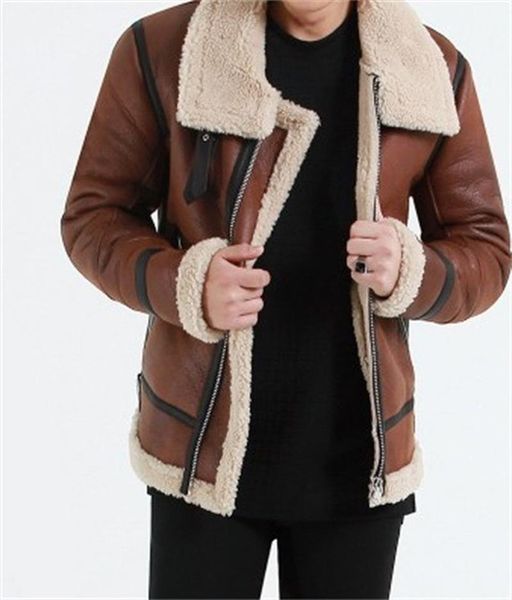 men's jackets warm coat men autumn winter patchwork suede casual long sleeve punk turn-down collar plush pocket thick bomber jacket, Black;brown
men's jackets warm coat men autumn winter patchwork suede casual long sleeve punk turn-down collar plush pocket thick bomber jacket, Black;brown