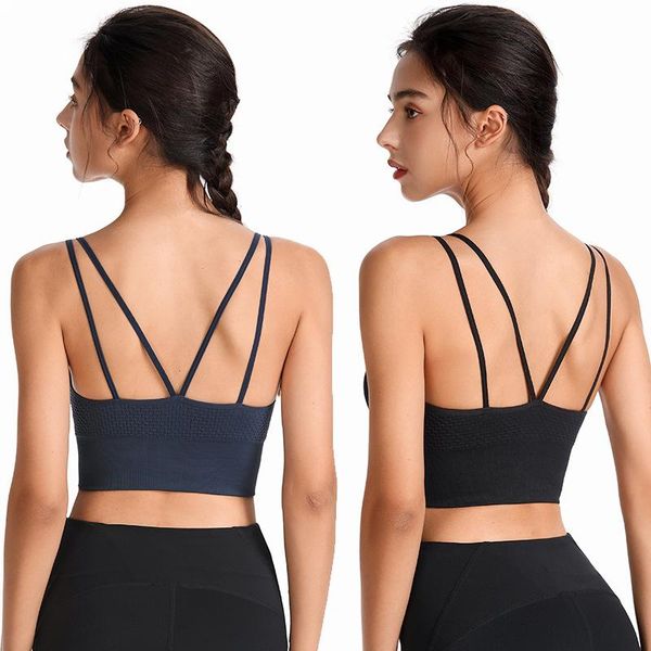 yoga outfit no rims sports bra shockproof running fitness underwear european and american large size women
yoga outfit no rims sports bra shockproof running fitness underwear european and american large size women