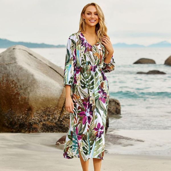 women's swimwear bikini cover up v neck boho dress beach pareos de playa mujer kaftan tunic sarong women casual maxi, White;black
women's swimwear bikini cover up v neck boho dress beach pareos de playa mujer kaftan tunic sarong women casual maxi, White;black