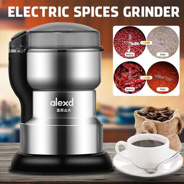 electric coffee grinders 150w multifunctional grinder kitchen cereal nut bean spice grain grinding machine home coffe
electric coffee grinders 150w multifunctional grinder kitchen cereal nut bean spice grain grinding machine home coffe