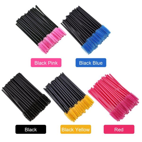 wholesale 50pcs/set disposable eyelash brush mascara wands applicator wand brushes comb spoolers makeup tool kit
wholesale 50pcs/set disposable eyelash brush mascara wands applicator wand brushes comb spoolers makeup tool kit