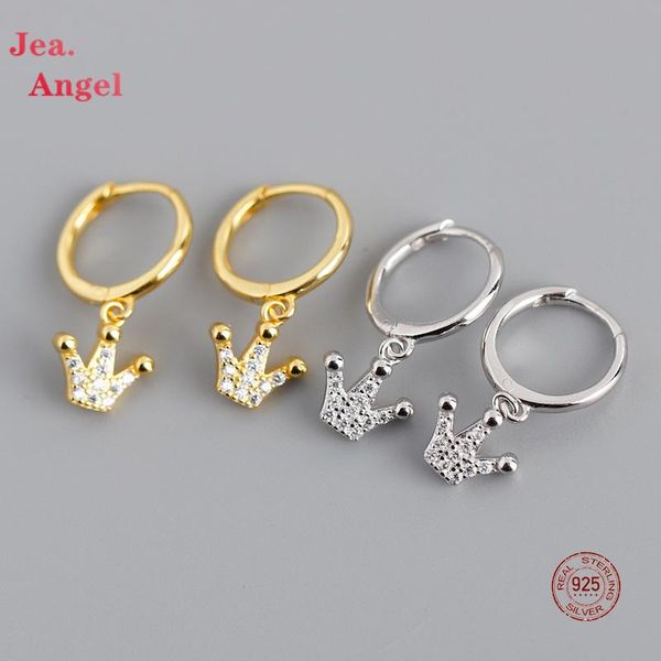 hoop & huggie jea.angel real 925 sterling silver earrings fashion crown ear buckle for women princess wedding luxury jewelry gift accessorie, Golden;silver
hoop & huggie jea.angel real 925 sterling silver earrings fashion crown ear buckle for women princess wedding luxury jewelry gift accessorie, Golden;silver