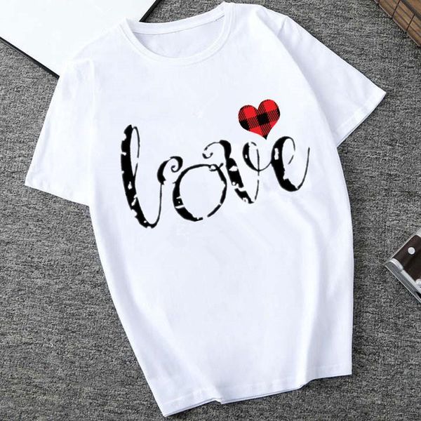 hearts letter casual harajuku love women printed tee summer short sleeve for clothing, White
hearts letter casual harajuku love women printed tee summer short sleeve for clothing, White