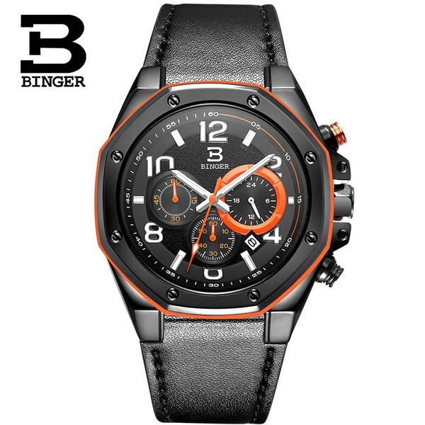 wristwatches 2021 binger black casual leather fashion quartz gold watch mens watches waterproof clock relogio masculino, Slivery;brown
wristwatches 2021 binger black casual leather fashion quartz gold watch mens watches waterproof clock relogio masculino, Slivery;brown