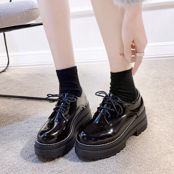 women chunky sneakers hidden heels height increasing ladies wedge shoes high autumn platform women shoes zapatos de mujer, Black;white
women chunky sneakers hidden heels height increasing ladies wedge shoes high autumn platform women shoes zapatos de mujer, Black;white