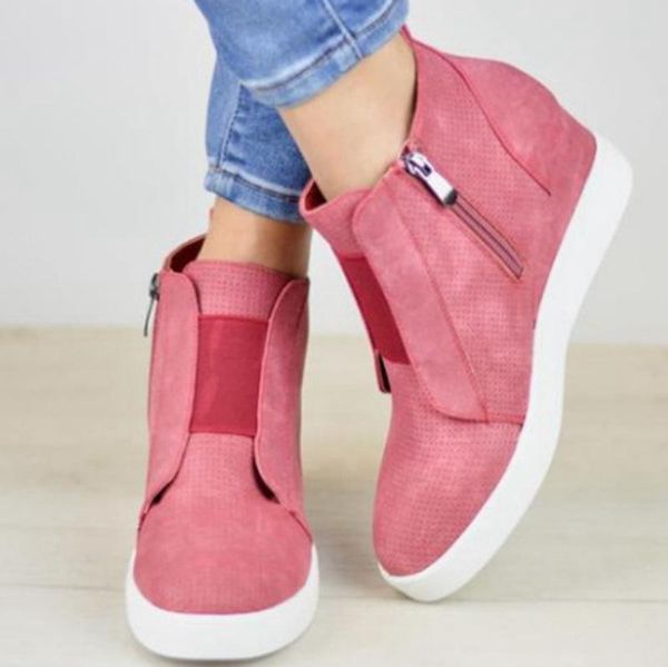 boots women's shoes spring and autumn wedge-heeled single increase in large size shoe fashion wild personality trend, Black
boots women's shoes spring and autumn wedge-heeled single increase in large size shoe fashion wild personality trend, Black
