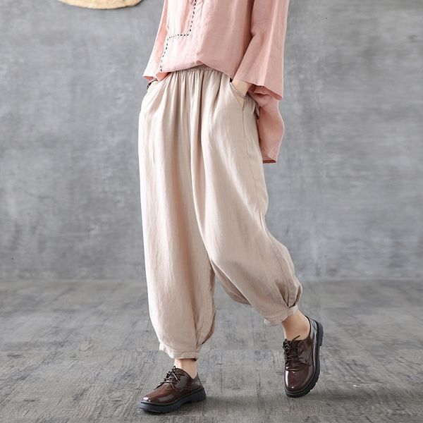 women's pants & capris harem spring summer cotton linen elastic waist solid basic retro loose ankle length trousers women lz5c, Black;white
women's pants & capris harem spring summer cotton linen elastic waist solid basic retro loose ankle length trousers women lz5c, Black;white