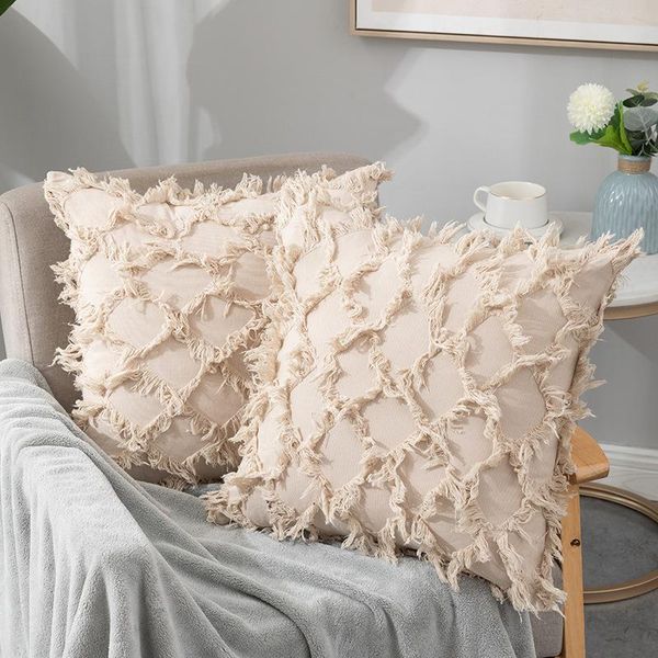 cushion/decorative pillow american style retro case 45x45cm tassel cushion cover cotton linen bohemian living room sofa throw pillowcase
cushion/decorative pillow american style retro case 45x45cm tassel cushion cover cotton linen bohemian living room sofa throw pillowcase