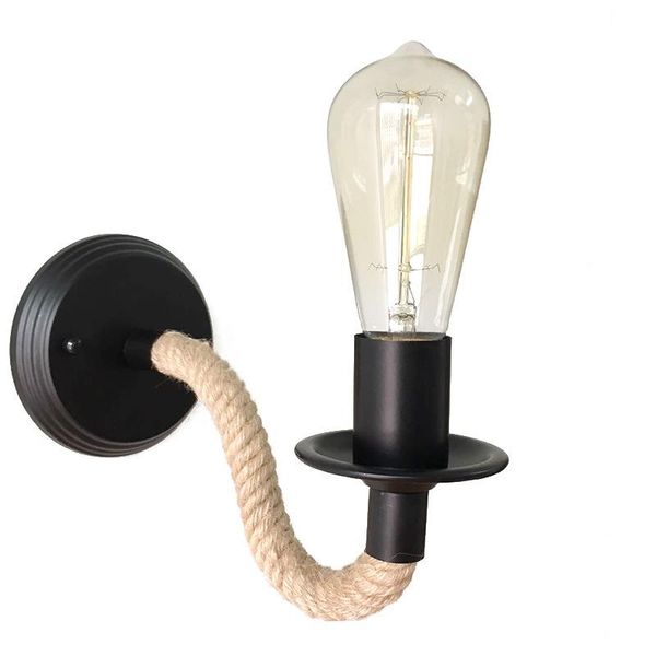 wall lamp vintage rope iron retro metal sconce bedroom bar industrial decor bedside vanity light indoor led lamps
wall lamp vintage rope iron retro metal sconce bedroom bar industrial decor bedside vanity light indoor led lamps