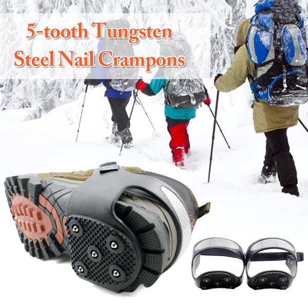 cords, slings and webbing 1 pair 5-stud climbing fishing crampons anti-skid shoe spikes snow ice gripper hiking anti slip grips cleats claw
cords, slings and webbing 1 pair 5-stud climbing fishing crampons anti-skid shoe spikes snow ice gripper hiking anti slip grips cleats claw