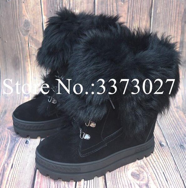 boots woman fashion fur platform snow 8cm increasing heel warm ankle lady comfortable casual dropship, Black
boots woman fashion fur platform snow 8cm increasing heel warm ankle lady comfortable casual dropship, Black