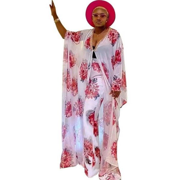 women's two piece pants set women lace up cardigan batwing sleeve long outfits 2021 floral print chiffon elegant chic pant suits, White
women's two piece pants set women lace up cardigan batwing sleeve long outfits 2021 floral print chiffon elegant chic pant suits, White