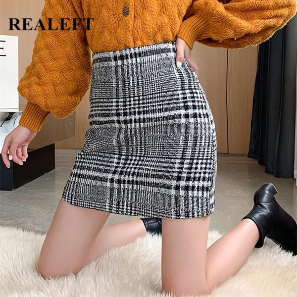 autumn winter vintage plaid woolen women skater skirts high waist female zipper a-line wrap, Black
autumn winter vintage plaid woolen women skater skirts high waist female zipper a-line wrap, Black