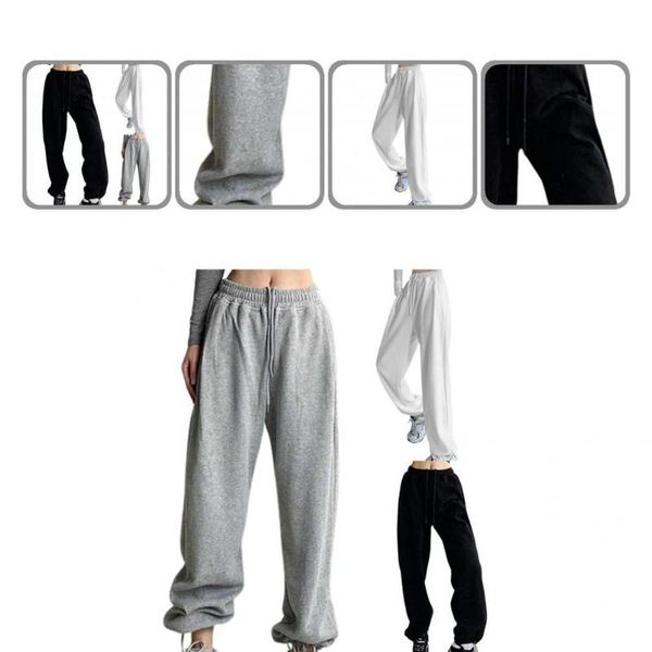 women's pants & capris casual pure color straight sweatpants streetwear pockets, Black;white
women's pants & capris casual pure color straight sweatpants streetwear pockets, Black;white