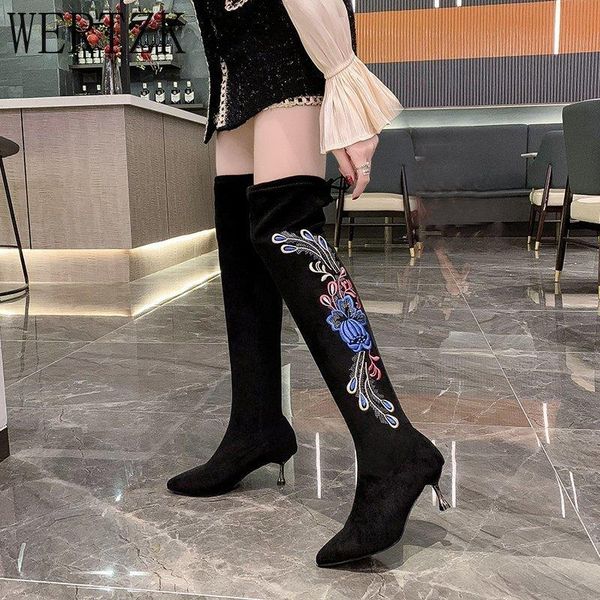boots women's over knee embroidered thigh ladies casual 2021 winter keep warm snow high heels shoes woman, Black
boots women's over knee embroidered thigh ladies casual 2021 winter keep warm snow high heels shoes woman, Black