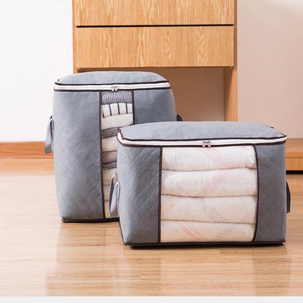 bamboo charcoal non-woven large size clothing storage and finishing box transparent four-grid sweater bag & wardrobe
bamboo charcoal non-woven large size clothing storage and finishing box transparent four-grid sweater bag & wardrobe