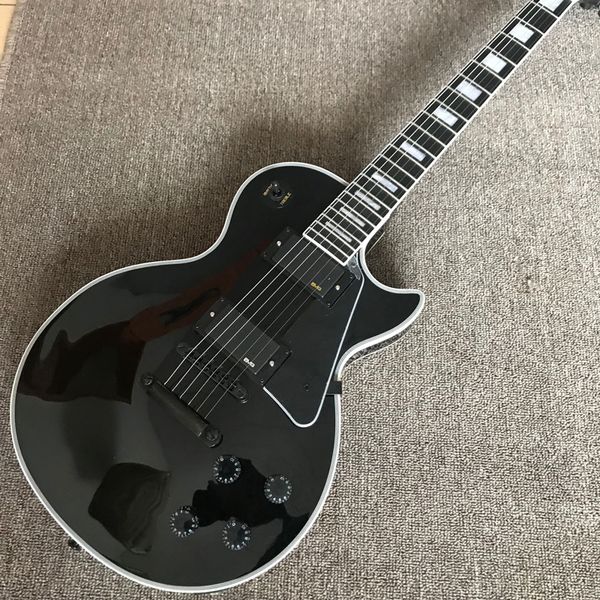 delivery ebony binding , black hardware electric guitar