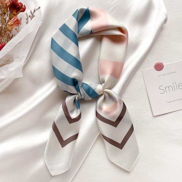 scarves silk scarf square 70*70cm striped print neck female foulard bandana hairban hijab lady soft satin women scarfs, Blue;gray
scarves silk scarf square 70*70cm striped print neck female foulard bandana hairban hijab lady soft satin women scarfs, Blue;gray