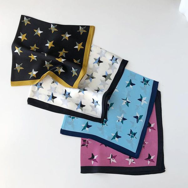 scarves 2021 fashion square neck 100% silk scarf women foulard shawls and wraps bandana poncho headband hijab 53*53cm, Blue;gray
scarves 2021 fashion square neck 100% silk scarf women foulard shawls and wraps bandana poncho headband hijab 53*53cm, Blue;gray
