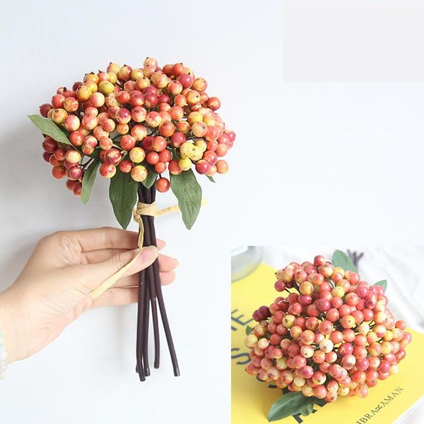 artificial flower fake red berry year decoration tree festive party home wedding decorative flowers & wreaths
artificial flower fake red berry year decoration tree festive party home wedding decorative flowers & wreaths