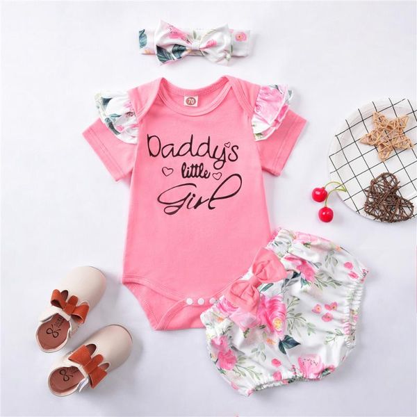 wenazao infant toddler baby girls 3pcs summer outfits ruffle short sleeve letter print romper + floral bloomers headband set clothing sets, White
wenazao infant toddler baby girls 3pcs summer outfits ruffle short sleeve letter print romper + floral bloomers headband set clothing sets, White