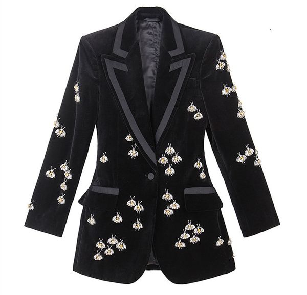 women's suits & blazers diamonds with veet beads fancy black women jackets fine jacket g074, White;black
women's suits & blazers diamonds with veet beads fancy black women jackets fine jacket g074, White;black