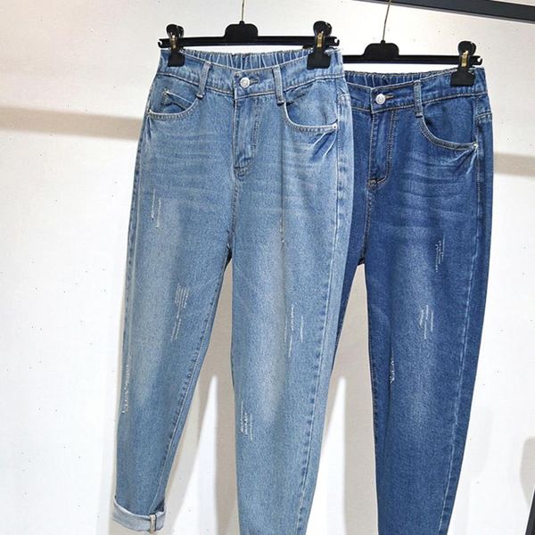 women jean jeans for plus size high waist loose streetwear female blue denim harem pants 4xl 5xl
women jean jeans for plus size high waist loose streetwear female blue denim harem pants 4xl 5xl