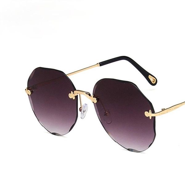 fashion frameless trim round sunglasses 2021 personality trend gradient color sun glasses oversized rimless, White;black
fashion frameless trim round sunglasses 2021 personality trend gradient color sun glasses oversized rimless, White;black