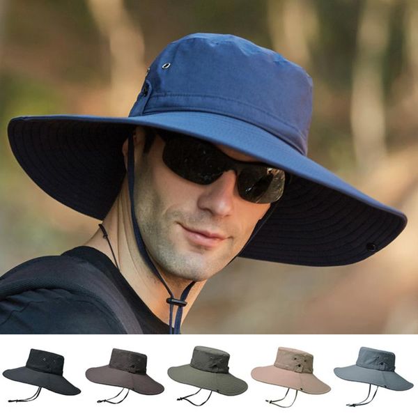 berets men women wide brim sun hat bucket cargo outdoor fishing cap breathable male large hats quick-drying, Blue;gray
berets men women wide brim sun hat bucket cargo outdoor fishing cap breathable male large hats quick-drying, Blue;gray