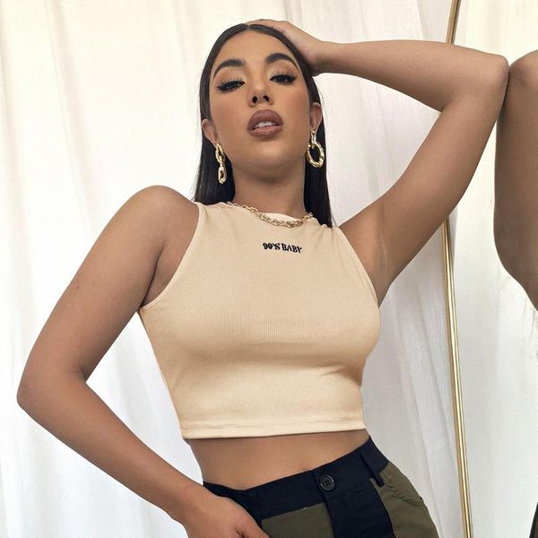 women's blouses & shirts 2021 sleeveless vest bottomed strapless round neck tight exposed navel short t-shirt women, White
women's blouses & shirts 2021 sleeveless vest bottomed strapless round neck tight exposed navel short t-shirt women, White