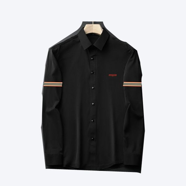2021 luxurys designers men's business casuals shirt men long sleeve striped slim fit masculina wine social male t-shirts fashion checke, White;black
2021 luxurys designers men's business casuals shirt men long sleeve striped slim fit masculina wine social male t-shirts fashion checke, White;black